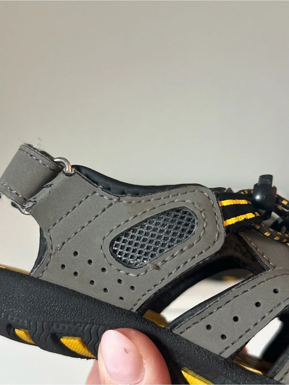 Khombu // Grey and Yellow Kids Water Shoes - boys